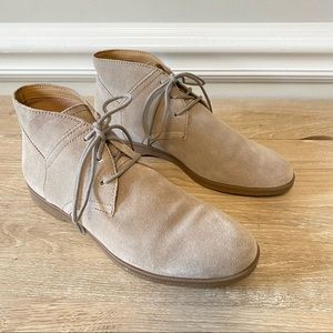 Franco Sarto Percy Tan Suede Chukka Boots